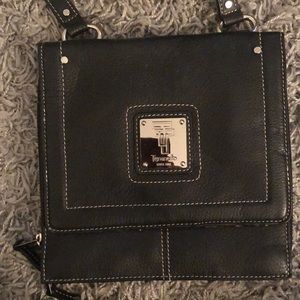 Black Tignanello crossbody bag